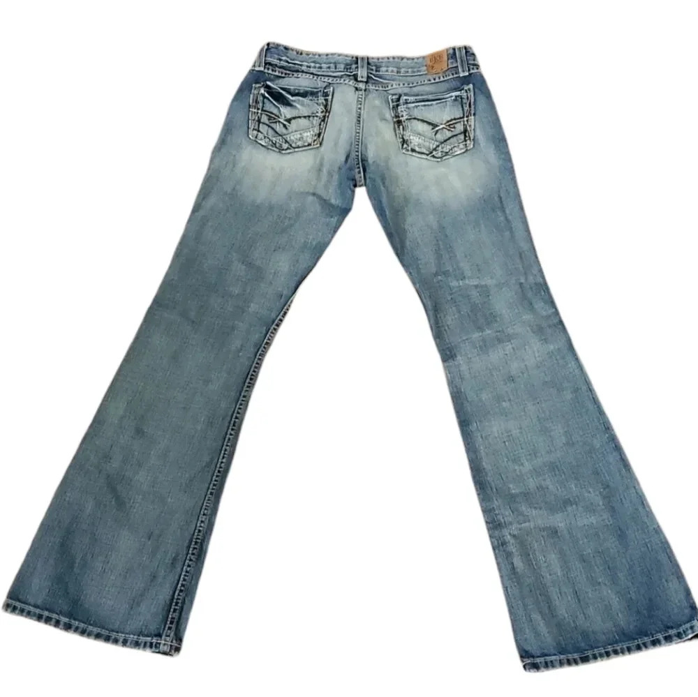 BKE Y2K STAR bootcut JEANS 100% cotton!